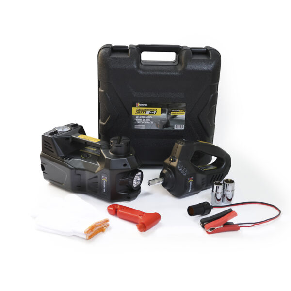Kit Gata Hidráulica KRAFTER Kit 3 en 1